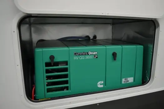 Cummins Onan RV generator ready for inspection